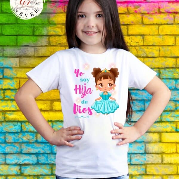 YO SOY HIJA DE DIOS- CAMISETA PARA NIÑOS UNISEX