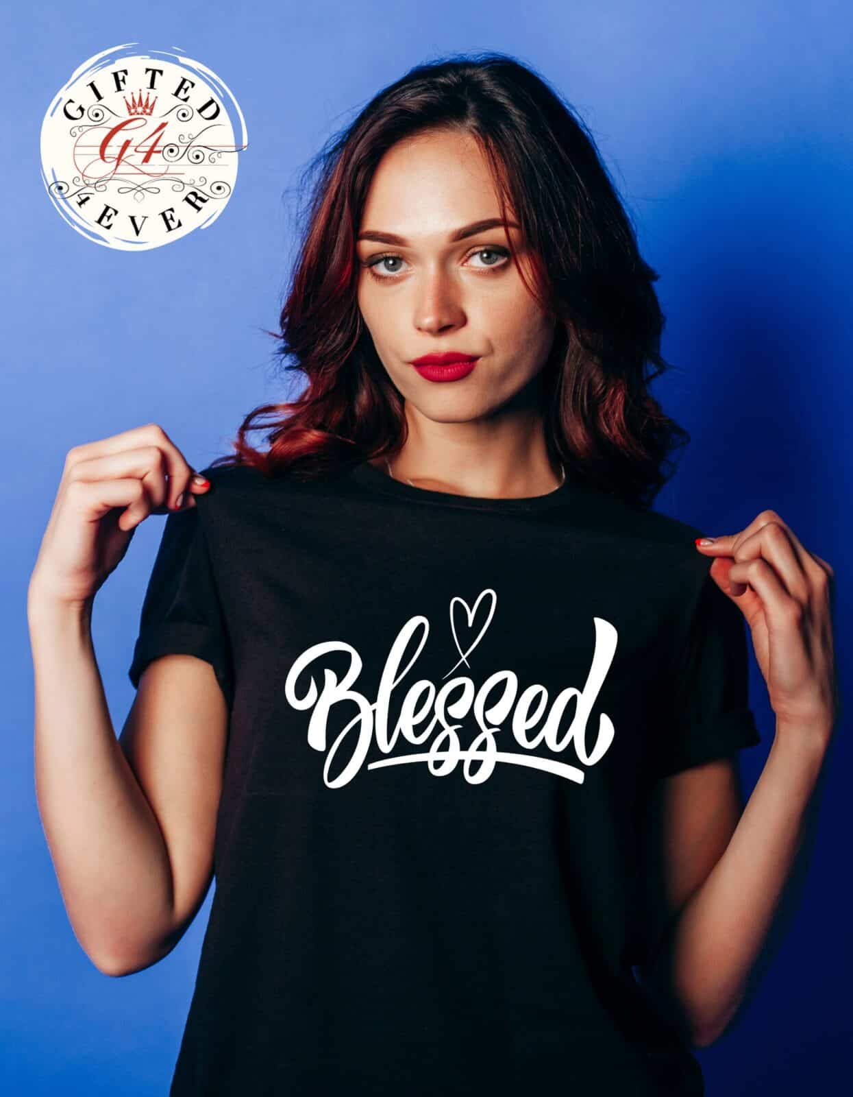 BLESSED - UNISEX TEE - Imagen 2