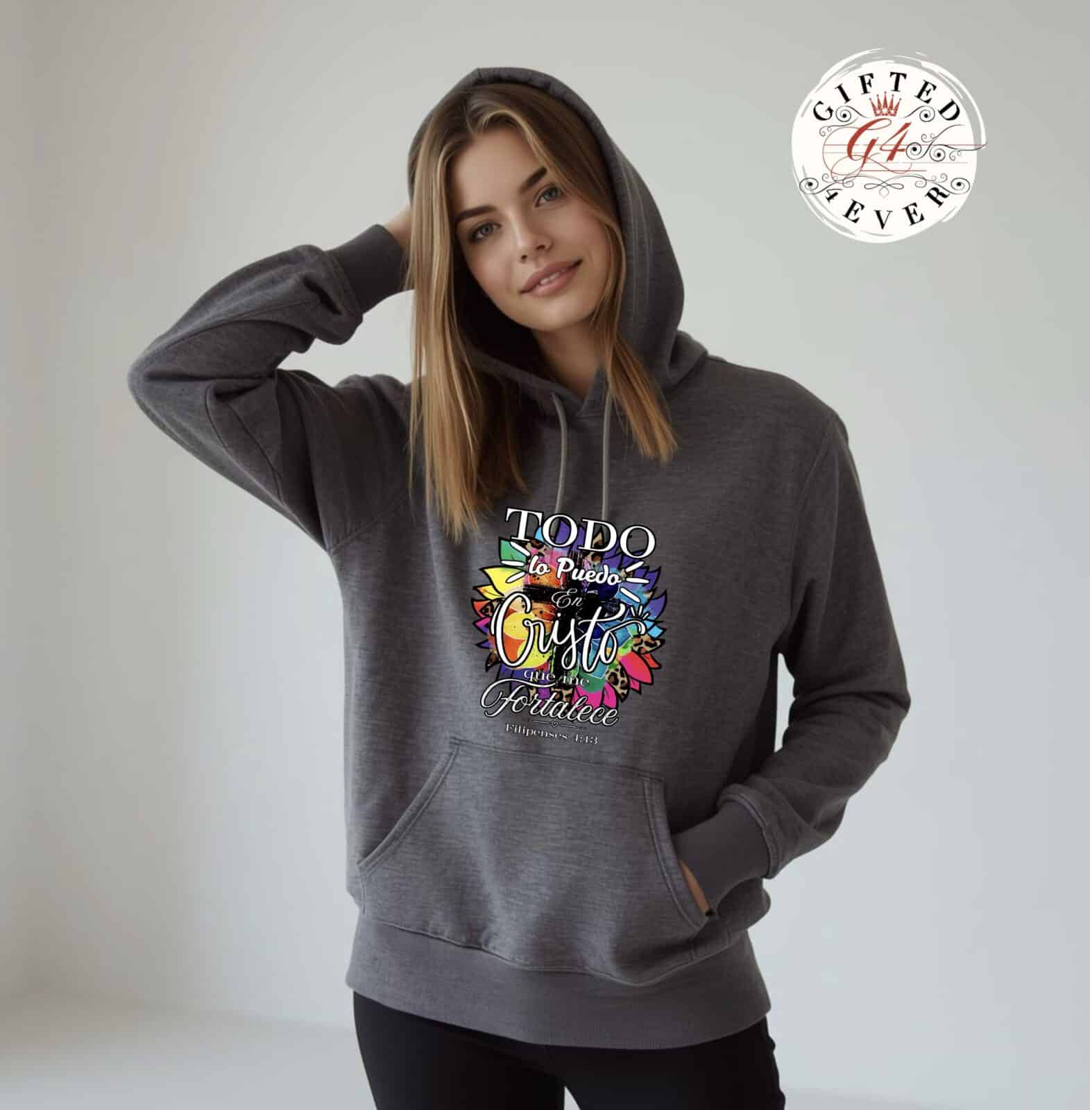 TODO LO PUEDO EN CRISTO - HOODIE - Imagen 3