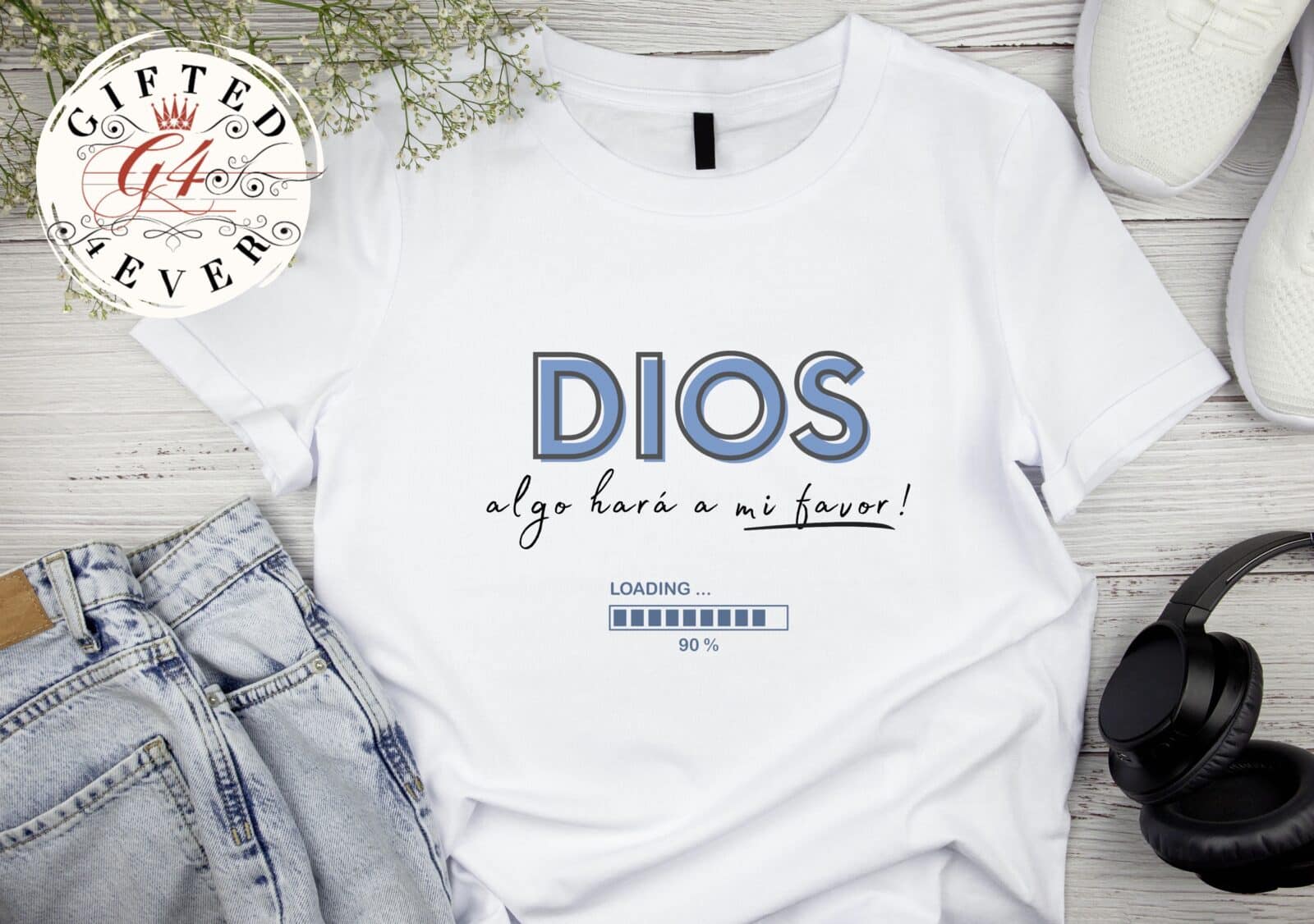 DIOS ALGO HARA A MI FAVOR - UNISEX TEE - Imagen 3