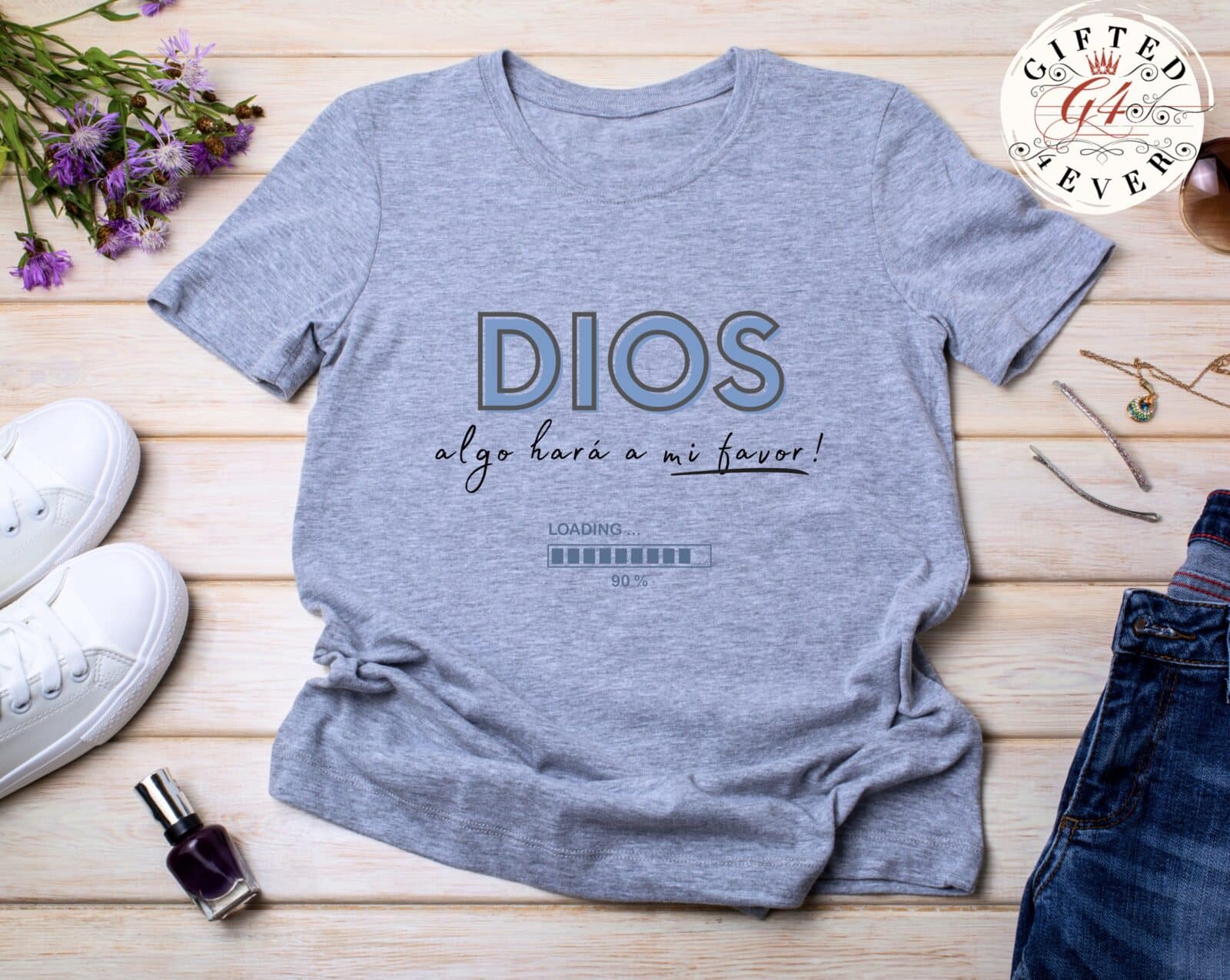 DIOS ALGO HARA A MI FAVOR - UNISEX TEE - Imagen 2