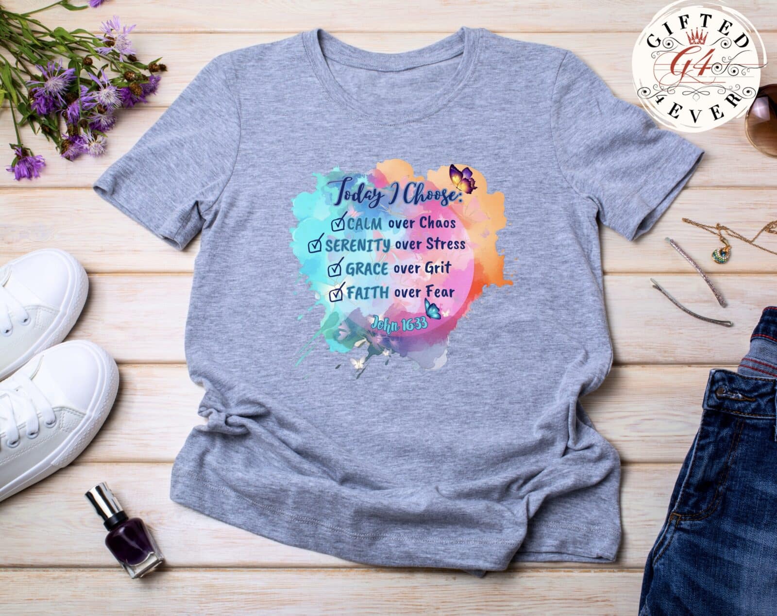 TODAY I CHOOSE - UNISEX TEE - Imagen 4